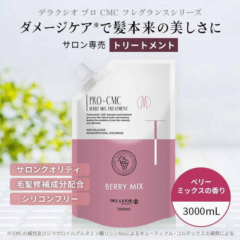 デラクシオ プロ CMC トリートメント ノンシリコン 3000g リフィル(詰替え)
