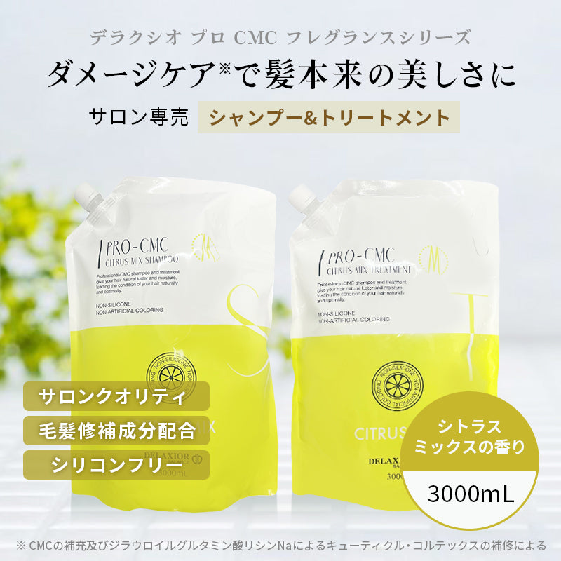 デラクシオ プロ CMC セット 3000mL シャンプー トリートメント リフィル(詰替え)