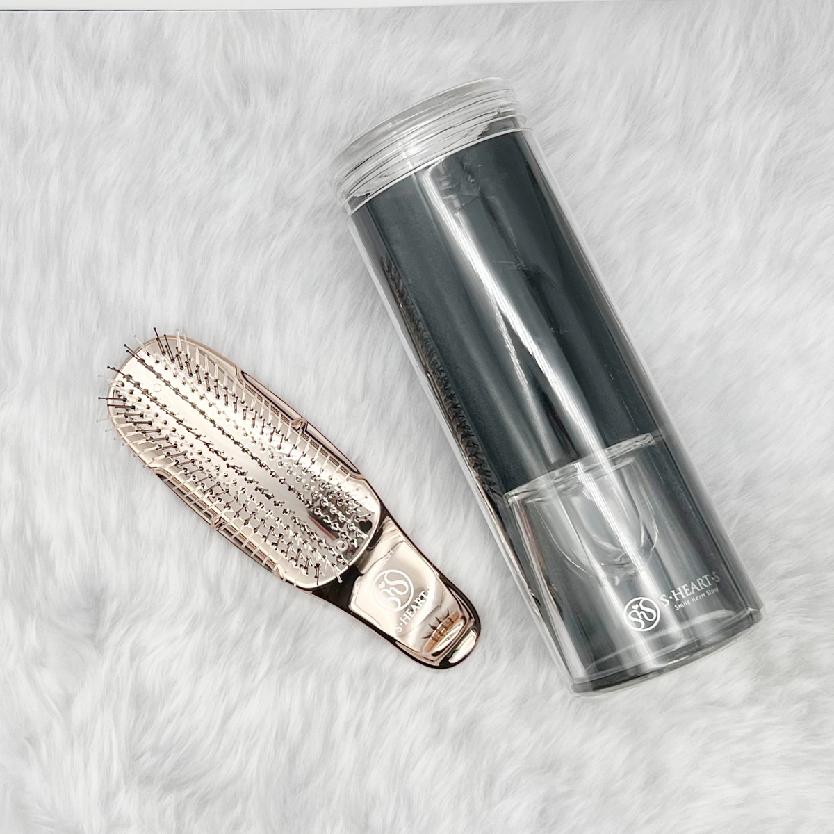 Scalp Brush エス・ハート・エス スカルプブラシ ワールドモデル ショート ピンクゴールド