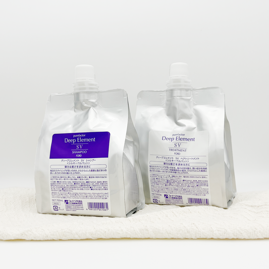 ディープエレメント SVシャンプー 700ml ＆ SVトリートメント 650ml (詰替え) セット