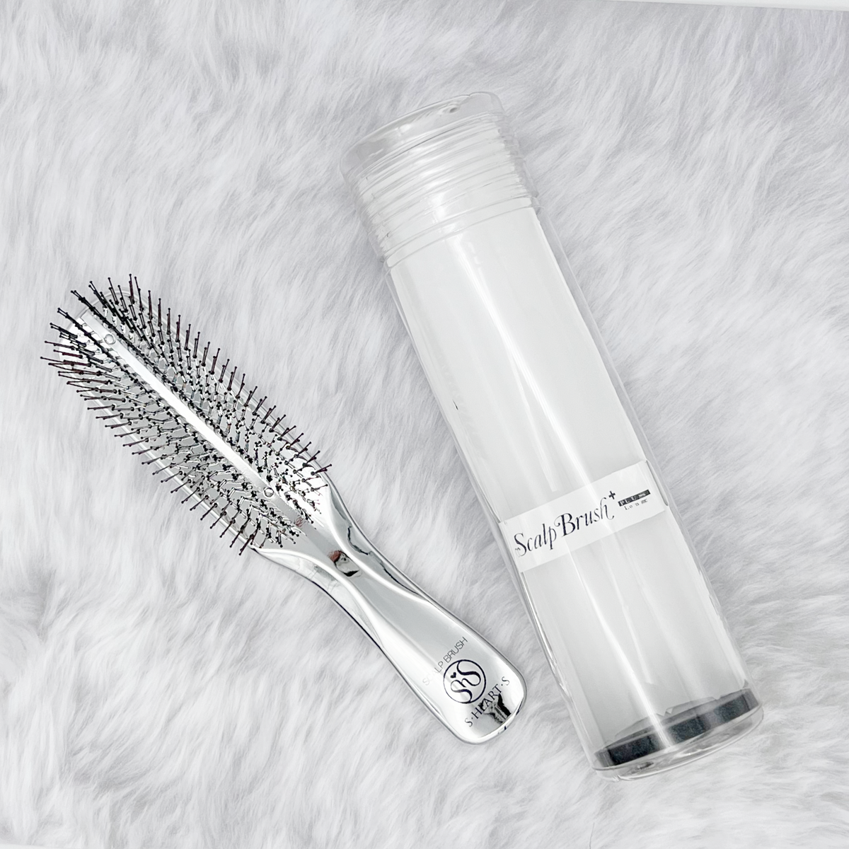 Scalp Brush エスハートエス スカルプブラシ プリュス ロング シルバー